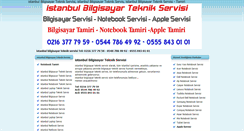 Desktop Screenshot of istanbulbilgisayarteknikservisi.com